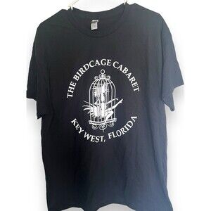 The Birdcage Cabaret Drag Queen Show Aquaplex Key West Florida T-Shirt Large